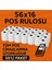 56X16 Termal Pos Kağıdı Rulosu 50'li - Tüm Pos Cihazlara Uyumlu 1