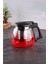 Cam Demlik 900 ml Çelik Süzgeçli 1