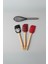 4 Lü Silikon Spatula ve Çırpıcı Seti Karışık Renk 2