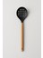 Bambu Saplı Siyah Silikon Kevgir 9×32×3 cm 2