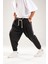 Halat Kemerli Pileli Jogger Pantolon 3