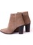 Hakiki Deri Kadın Bot - Kalın Topuk 25HSY2045K 3