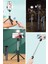 Buffer® Kendiliğinden Işıklı Masaüstü Tripod Olabilen Telefon Tutuculu Kablosuz Kumandalı Selfie Çubuğu 6