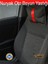 Toyota Yaris Hybrid 2012 ve Sonrası Oto Koltuk Kırmızı Şerit Boyun Yastığı 2 Adet 1