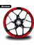 Kırmızı Cf Moto 250 Sr Geniş Jant Sticker Etiket Modeli 1