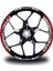 Cfmoto 450SR Jant Sticker Iç Dış Yazılı Kırmızı 1