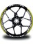Cfmoto 450SR Jant Sticker Iç Dış Yazılı Neon Yeşil (Sarı) 1