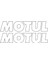 Motul Yazılı Mini Sticker Etiket Modeli 1