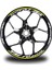 Koyu Sarı Yamaha mt 09 Takım Jant Sticker Etiket 1