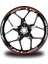 Turuncu Yamaha R1 Takım Jant Sticker Etiket 1