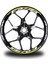 Beyaz Yamaha R6 Takım Jant Sticker Etiket 1