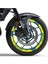 Neon Sarı Yamaha Mt-25 Geniş Jant Sticker Etiket Modeli 2