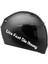 Tek Renk Live Fast Die Young (Live Fast Die Young Helmet Stickers) Kask Sticker Etiket Modeli 1