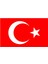 Türk Bayrağı Sticker 20 x 12 cm 2