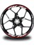 Kırmızı Yamaha R6 Jant Sticker Etiket 1
