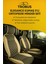 Bmw 1 Serisi E87 2005-2011 Hatchback-5d Trobus Elegance Ortopedik Araç Koltuk Minderi 5'li Set, Hava Yastığı Uyumlu Bej Koyu Bej 1