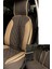 Bmw 1 Serisi E87 2005-2011 Hatchback-5d Trobus Elegance Ortopedik Araç Koltuk Minderi 5'li Set, Hava Yastığı Uyumlu Bej Koyu Bej 2
