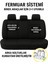 Jeep Liberty Kj 2001-2007 Trobus Elegance Ortopedik Araç Koltuk Minderi 5'li Set, Hava Yastığı Uyumlu Mavi Siyah 4