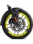 Neon Sarı Bajaj N250 Geniş Jant Sticker Etiket Modeli 2
