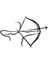 Okçuluk Spor Sticker 10 x 6 cm 1