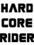 Hard Core Rider Sticker 20 x 17 cm 1