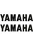 Yamaha Yazı Motosiklet Sticker 2 Adet 19 x 4 cm 1