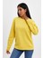 Kadın Bisiklet Yaka Rahat Kalıp 3 Iplik Içi Polarlı Kalın Sweatshirt SPR24SWK36 4