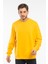 Erkek Bisiklet Yaka Rahat Kalıp 3 Iplik Içi Polarlı Kalın Sweatshirt SPR25SW36 2