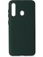 Zengezur Newface Samsung Galaxy M40 Kılıf Nano Içi Kadife Silikon - Koyu Yeşil 1