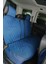 Dacia Dokker 2012 ve Sonrası Trobus Elegance Ortopedik Araç Koltuk Minderi 5'li Set, Hava Yastığı Uyumlu Mavi Siyah 2