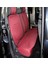 Smart Fortwo W450 1998-2007 Trobus Elegance Ortopedik Araç Koltuk Minderi 5'li Set, Hava Yastığı Uyumlu Kırmızı Siyah 2