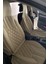 Honda Civic Euro Hatchback 2003-2005 -5 Kapı Makyaj Koltuk Minderi Koyu Bej Deri Beyaz Desen 6