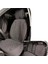 Daihatsu Sirion 2 2005-2010 Trobus Elegance Ortopedik Araç Koltuk Minderi 5'li Set, Hava Yastığı Uyumlu Gri 2