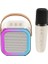 Taşınabilir Bluetooth Karaoke Hoparlör Kablosuz Mikrofon 1