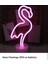 Flamingo Figürlü LED Masa Üstü Hediyelik Aksesuar Dtgo Premium LED Masa Üstü Pembe Flamingo LED 3