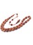 Hakkı Usta Imzalı Beyzi Kesim Hareli Turuncu Sıkma Kehribar Tesbih Bilek Boy 2