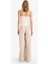Wide Leg Cep Detaylı Normal Bel Düz Paça Uzun Boy Modal Pantolon F9108AX25SM 6