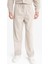 Baggy Fit Geniş Paça Gabardin Pantolon F6129AX25AU 4