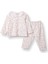 Kız Bebek Uzun Kol Pijama Takımı Interlok Bebe Yaka Uzun Kol Reçme Paça 1
