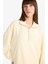 Modal Kapüşonlu Sweatshirt-Fall in Love Loungewear G0069AX25WN 4