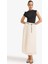 Regular Fit Yüksek Bel Şifon Midi Etek F9236AX25AU 1