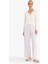 Regular Fit Uzun Boy Gofre Dokulu Pijama Altı-Fall in Love F8935AX25HS 2