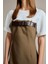 Bisiklet Yaka Kemer Detaylı Kısa Kollu Mini Elbise G3470AX25AU 5