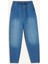 Yüksek Bel Bilek Boy Yumuşak Jean Yıkamalı Pantolon F0576AX25AU 1