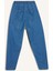 Yüksek Bel Bilek Boy Yumuşak Jean Yıkamalı Pantolon F0576AX25AU 3