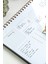 Süresiz Haftalık Masaüstü Planlayıcı 12 Aylık Undated Desk Planner Siyah 2
