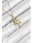 316L Çelik Güneş Model Gold Renk Kadın Kolye - TJ-BKO10537 1