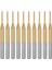 10 Adet Titanyum Ceket Karbür Uç Fabrikası Gravür Freze Kesici Cnc Yönlendirici Bitleri Pcb Makinesi Için, 1/8 Inç Sap 1.2mm (Yurt Dışından) 1