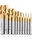 11PCS Freze Kesicileri 4-Flute Titanyum Kaplamalı Hss End Mill Seti 1.5-10MM Cnc Yönlendirici Biti Ahşap Çelik Freze (Yurt Dışından) 1