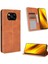 Xiaomi Poco X3 Nfc Premium Pu Deri Kılıf Tpu Tampon Kart Tutucu Ayaklı Gizli Manyetik Adsorpsiyonlu Darbeye Dayanıklı Flip Cüzdan Kılıf (Yurt Dışından) 1